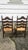 Set of 6 Vintage Ladder Back Dining Chairs With Rush Seats, French Country Cottage Style For Sale - Image 13 of 18