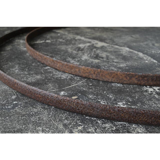 Old Japanese Iron Ring / Circa 20th Century / Wall Hanging Object For Sale - Image 12 of 15