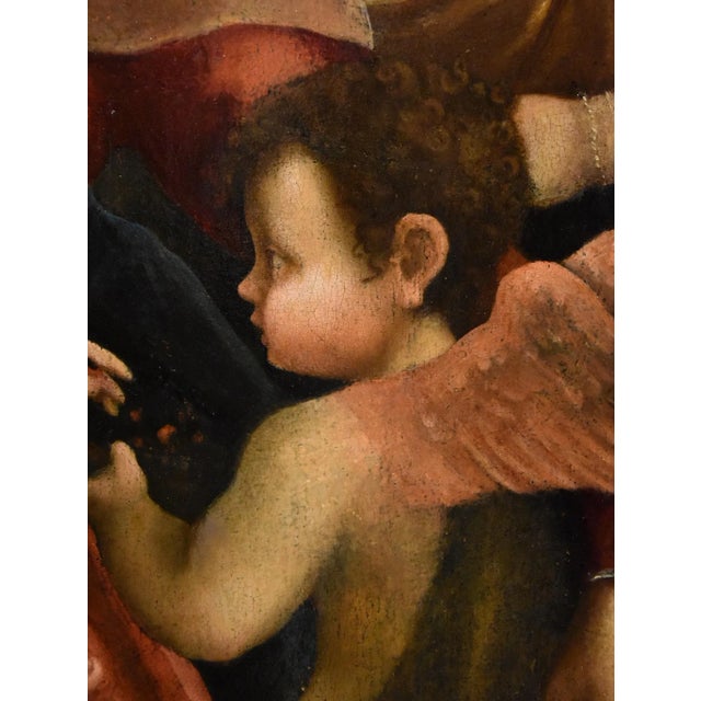 School of Antonio Allegri / Il Correggio, Madonna and Child, 1580, Oil on Board For Sale - Image 10 of 18