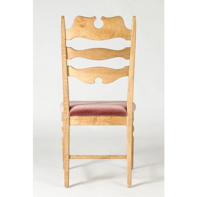 Modernist Razorblade Dining Chairs by Henning Kjærnulf, 1960s For Sale - Image 6 of 10