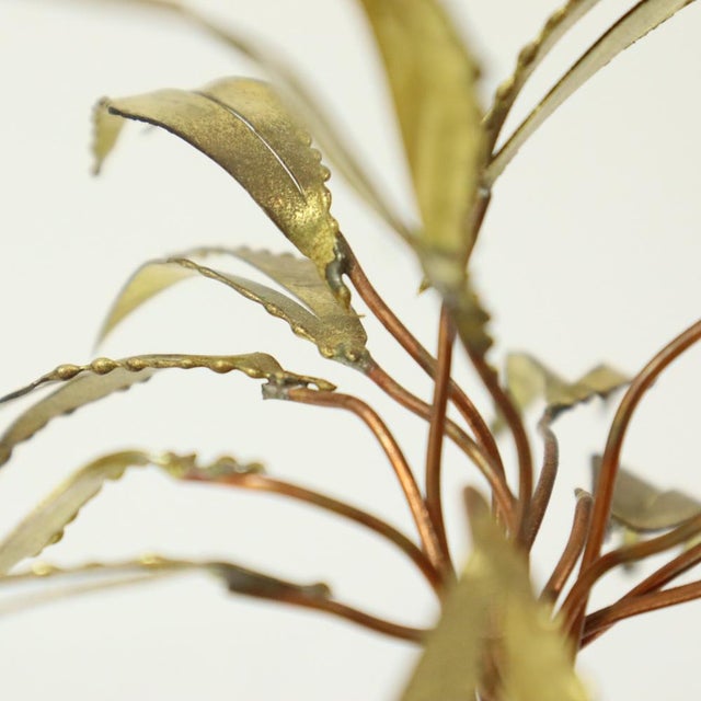 Copper Palm Tree on Rock Sculpture by Daniel Dhaeseleer, 1970s For Sale - Image 12 of 13