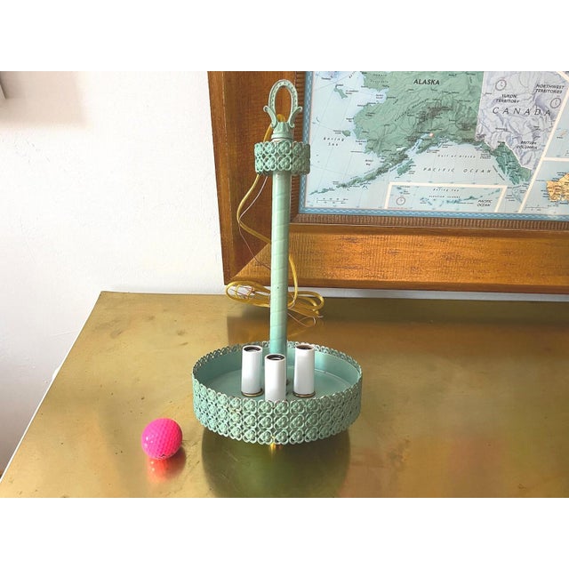 Turquoise Garden Pendant Chandelier For Sale - Image 10 of 14