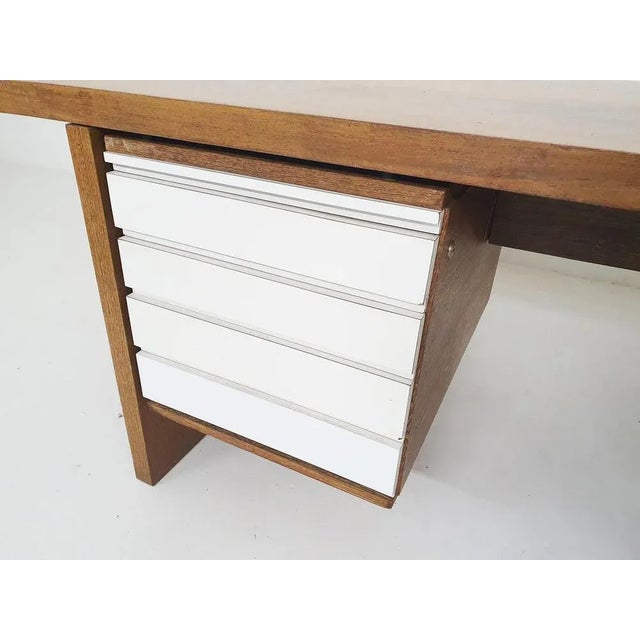 Wenge Desk attributed to T Spectrum, 1960s For Sale - Image 10 of 18