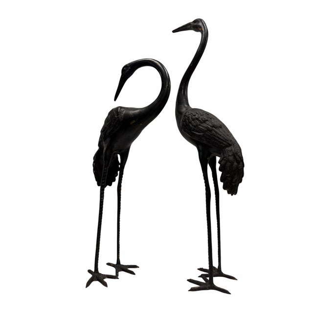 Bring a touch of Mid-Century elegance and sculptural drama to your interior or sunroom with this striking pair of vintage...