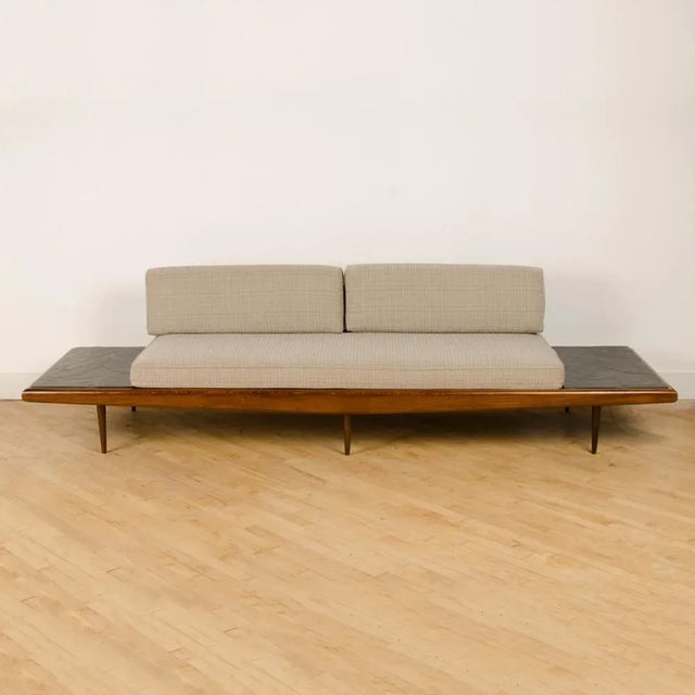 Mid 20th Century Mid-Century Modern Walnut Sofa C 1950s For Sale - Image 5 of 13