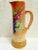 Gorgeous antique TV Limoge Hand Painted Grapes Tankard measuring 14 1/2" tall in good condition.