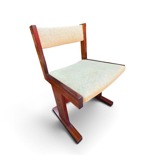 Wood Danish Brutalist Rosewood Dining Chairs Attributed to Gangso Mobler, 1970s. Set of 6 For Sale - Image 7 of 10