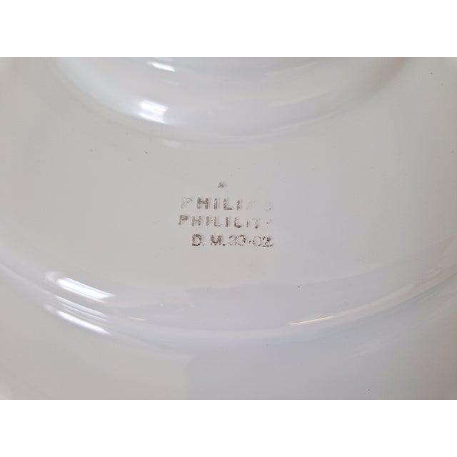 Large Art Deco Phililite Series Ceiling Light in White Opaline Glass from Philips, 1930s For Sale - Image 13 of 14