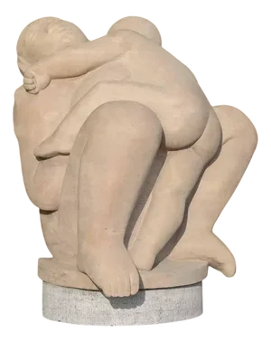 Stone Statue by Jan Keustermans, 1980s