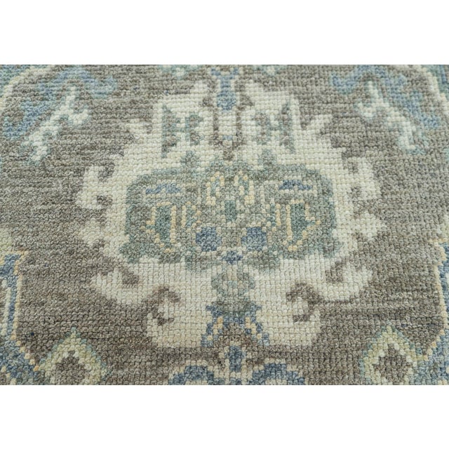 Turkish Turkish Oushak Rug 2'9"x 5'5" #19490 For Sale - Image 3 of 8