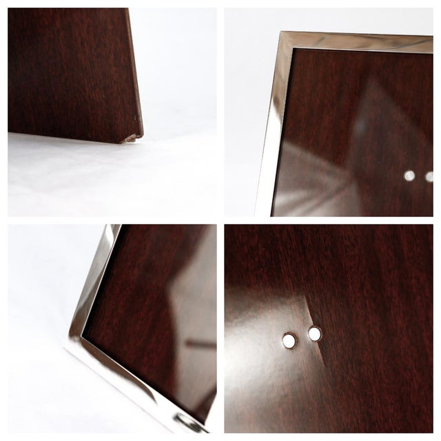 Vintage Signed Cartier Sterling Silver Mid-Century Picture or Photo Frame For Sale - Image 17 of 17