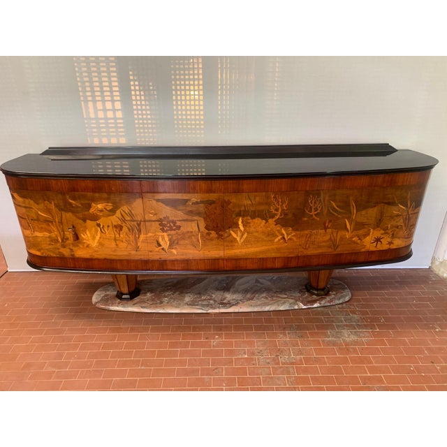 Mid-Century Modern Large Living Room Container by Piero Del Grande for Vittorio Dassi, 1950s For Sale - Image 3 of 17