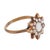 Early 20th Century Victorian Rose Cut Diamond 9k Yellow Gold Star Ring, Size 5.5 For Sale - Image 4 of 6