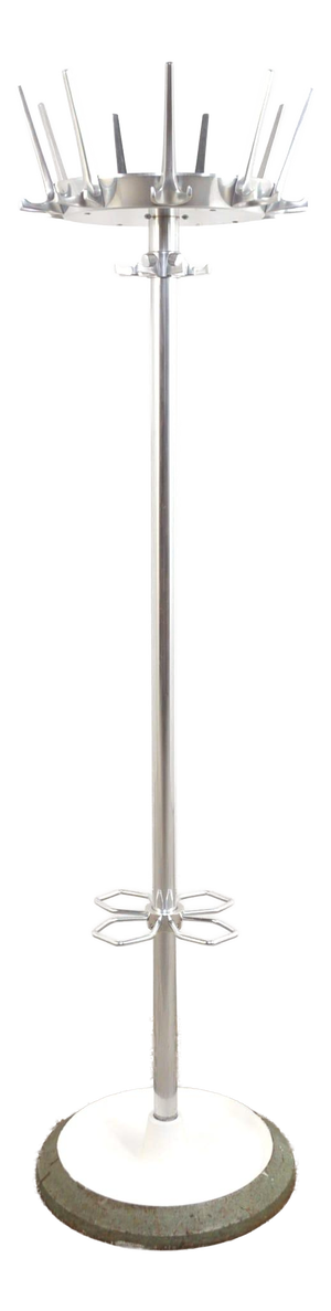 Vintage Floor Coat Rack with Umbrella Stand, 1950s