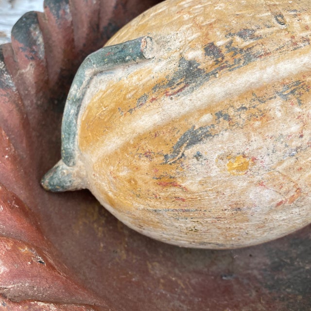 1980s 1980s Large Mexican Pottery Fruit in Bowl - 4 Pieces For Sale - Image 5 of 9