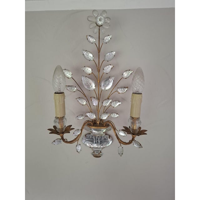 Wall Lamp from Maison Baguès, 1950 For Sale - Image 4 of 6