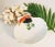 Gorgeously scalloped white shell dish, with figural shrimp, oyster shell and greenery. Signed Tre Art Italy and numbered....