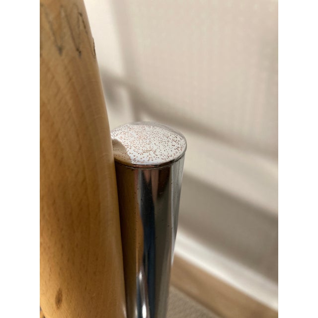 Champagne 1960s Vintage Breuer S64 Style Arm Chairs - A Pair For Sale - Image 8 of 11