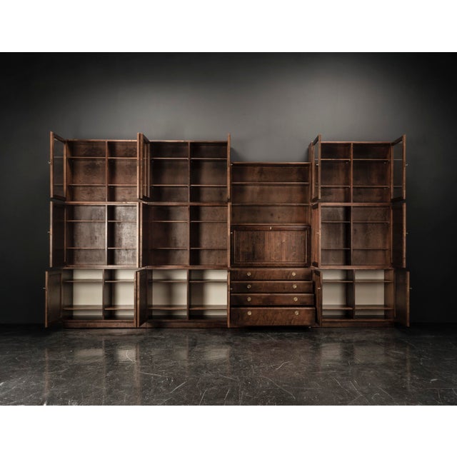 Wood Modular Wall Unit Anjala by Olli Borg for Asko Oy, Finland, 1960s, Set of 12 For Sale - Image 7 of 18