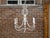 Italian Vintage Crystal and Steel Six-Light Chandelier with Faceted Beads, Wired For Sale In Atlanta - Image 6 of 12