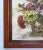 Farmhouse 1960s Oil on Canvas Board Basket of Flowers Still Life Painting Bonnie Anderson Signed Framed For Sale - Image 3 of 12