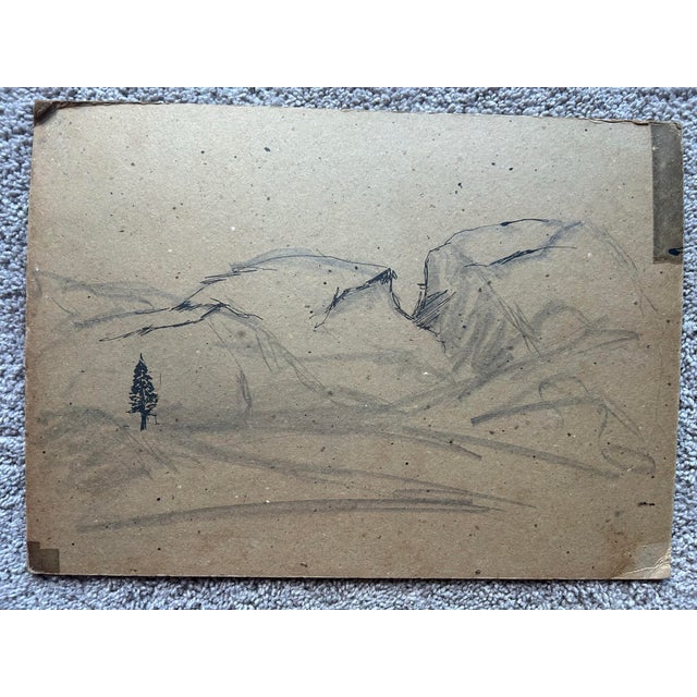 Vintage Impressionist Painting on Board of City Street Scene For Sale In Philadelphia - Image 6 of 6