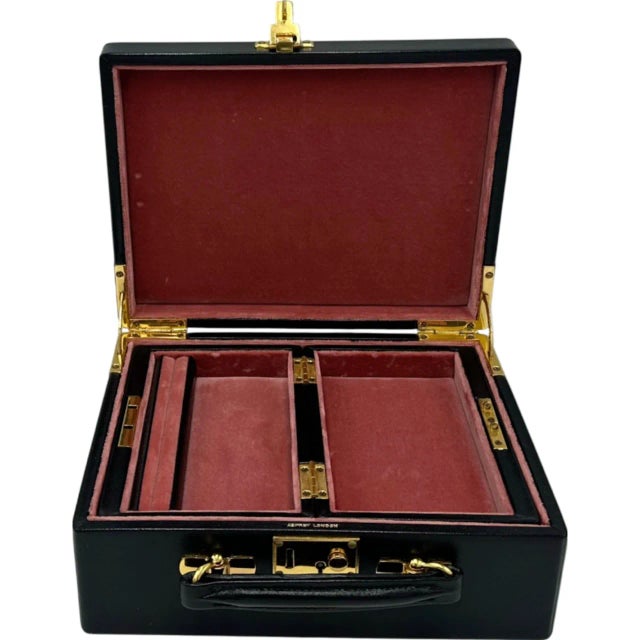 Vintage Asprey London Jewelry Box Charles Jarrott Elaine Schreye For Sale - Image 9 of 13