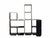 Black Black Modular Corner Bookcase by Carlo de Carli for Fiarm, Italy, 1970s For Sale - Image 8 of 8
