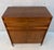 Mid-Century Modern Walnut Highboy Dresser With Sculptural Pulls For Sale - Image 4 of 17