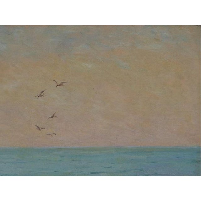 Realism Original Seascape Oil Painting, Ukrainian Artist, 1954 75-100 For Sale - Image 3 of 6