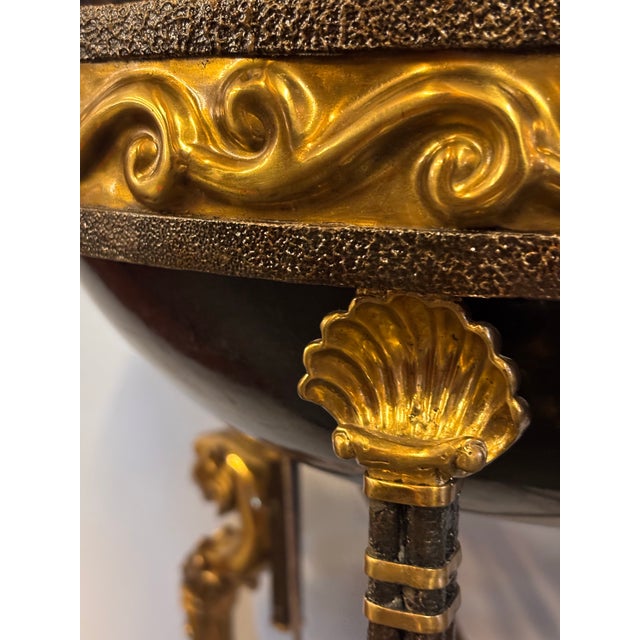 Neoclassical Egyptian Revival Jardiniere, Maitland Smith For Sale - Image 9 of 10