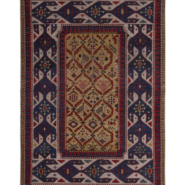 A 3x8 hand-knotted wool runner from the custom-classics Burano Collection by Rug & Kilim. Celebrating antique Kuba...