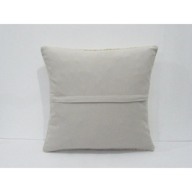 Traditional Pastel Decorative Turkish Pillow For Sale - Image 3 of 4