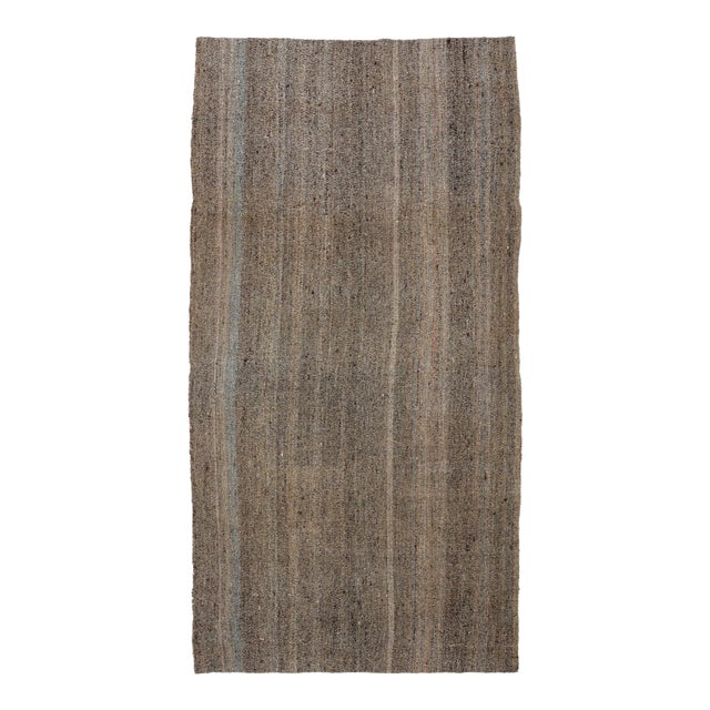 Vintage Modern Turkish Kilim Rug - 3`9″ X 6`10″ For Sale