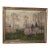 Impressionistic French Landscape Painting on Canvas" Blooming Trees" Signed Framed Circa 1934 For Sale