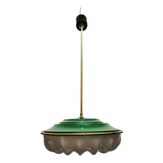 Vintage Suspension Lamp, 1950s For Sale