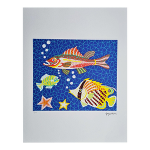 After Yayoi Kusama, Sea, Lithograph, 1990s Reproduction