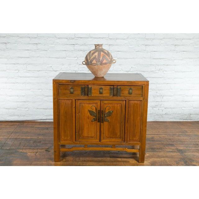 4000 BC Chinese Neolithic Period Terracotta Geometric Décor Storage Jar For Sale - Image 12 of 13