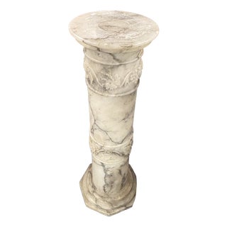 Antique Liberty Illuminated Alabaster Column, 1920s For Sale