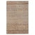 Contemporary Geometric Beige and Brown Handmade Hemp Rug by Doris Leslie Blau For Sale