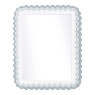 Fleur Home x Chairish Carnival Krewe Rectangle Mirror in Parma Gray, 36x48 For Sale