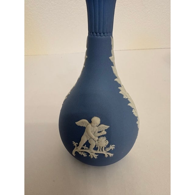 Mid-Century Modern Vintage Wedgwood Compote and Vase Circa 1970's - A Set For Sale - Image 3 of 7