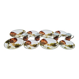 Williams - Sonoma Botanical Pumpkin China Service for 4 - 12 Pieces For Sale