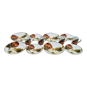 Williams - Sonoma Botanical Pumpkin China Service for 4 - 12 Pieces
