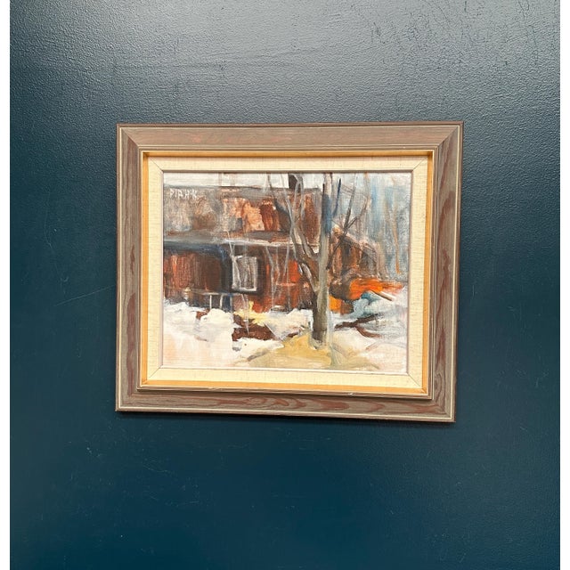 Pia Hesselmark‑campbell, The Forge, 1960s, Oil Painting on Canvas, Framed For Sale - Image 8 of 18