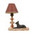 French Art Deco Table Lamp in Pink Marble Glass, 1930s For Sale - Image 17 of 17