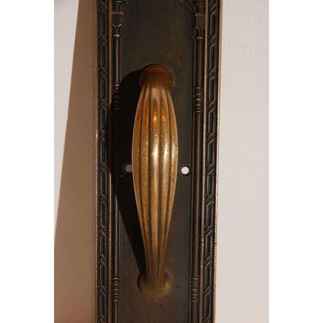 Early 20th Century Cast Brass Moorish Door Handle For Sale - Image 4 of 8