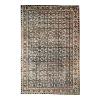 1960s Vintage Turkish Kaisari Area Rug 7’11” X 12’2″ For Sale