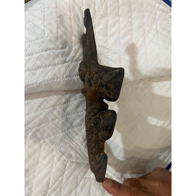1920s Early 20thc Cast Mermaid Boot Scraper/Remover For Sale - Image 5 of 7
