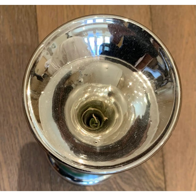 Early 20th Century Mercury Glass Urns - Set of 2 For Sale In Los Angeles - Image 6 of 10